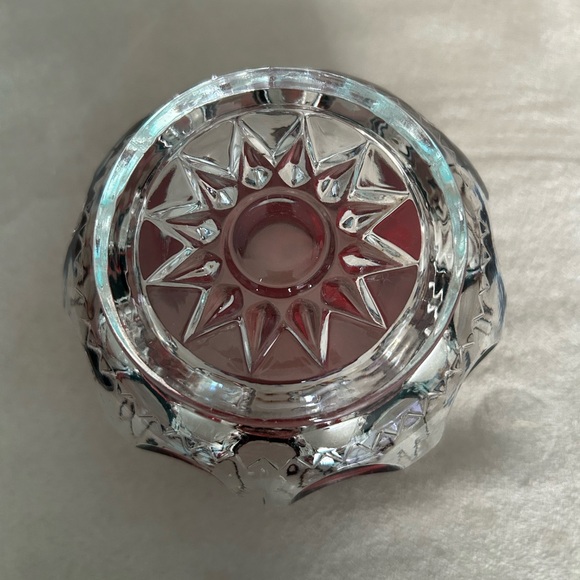 Glass US glass XLCR excelsior kings crown ruby stain sugar bowl base no lid - Picture 3 of 7